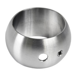 Držiak madla, prstenec na ø 42,4 mm, brúsená AISI 304