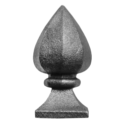 Šiška 118mm, podstavec 48x48mm, dutá