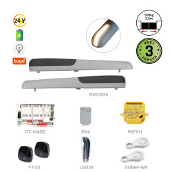 900KRAY2524ER + WIFI pre dvojkrídlovú bránu do 2.5m/krídlo