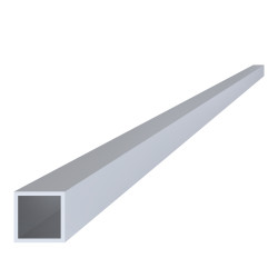 Poškodený jokel 25x25x2mm, L-6000mm, hliník bez povrchovej úpravy