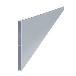 Profil na výplň 200x16mm, materiál EN AW-6060 T66, prírodný hliník bez povrchovej úpravy, cena za meter