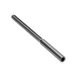 Úchyt (lepiaci) pre nerezové lanko o 4 mm, brúsená AISI 316