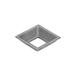 Krytka 50x50x16mm s otvorom 21x21mm, odliatok
