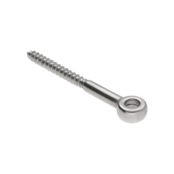 Úchyt pre držiak lanka, oko 6,3 mm, nerez AISI 304