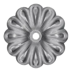 Kvet 120 mm, hrúbka 2mm, diera ø 12mm