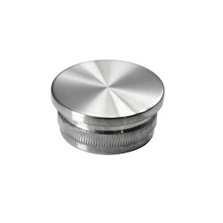Ukončenie na trubku ø 33,7 mm, brúsená nerez AISI 304