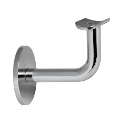 Držiak madla ø 42,4 mm na stenu, leštená nerez AISI 304