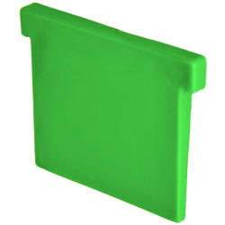 Klin plastový, zelený, sklo 20.76mm ku AL. kotviacemu profilu