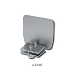 Pozinkovaná krytka pre C-profil 85x80x3mm samonosnej brány