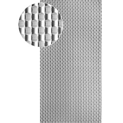 Plech  pozinkovaný, 2000x1000x1,2mm - PLETENINA, 3D vzor