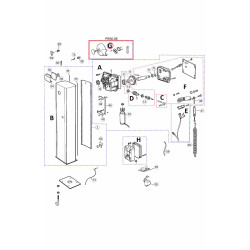 PRWL03 kit pre WL4/6 - uvoľňovací hriadeľ