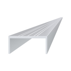 U profil 50x22mm, materiál EN AW-6060 T66, prírodný hliník bez povrchovej úpravy, cena za meter