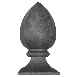 Šiška, 180mm, podstavec 98x98mm, dutá