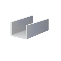 U-profil L-2000mm, 25x57x25x1,5mm, zinkovaný plech, použitie pre lamelu KLZ60Zn, cena za 2 metrový kus
