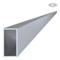 Jokel 80x40x3mm, materiál EN AW-6060 T66, prírodný hliník bez povrchovej úpravy, cena za meter