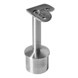Držiak madla pevný na trubku ø 42,4 mm, brúsená AISI 304