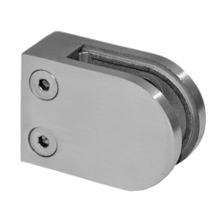Svorka plochá na jokel 40 x 40 mm, brúsená nerez AISI 304