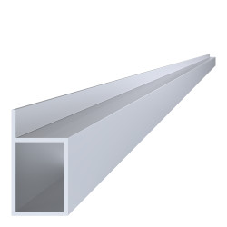 L profil uzavretý 40x55x75x6000mm, bez povrchovej úpravy