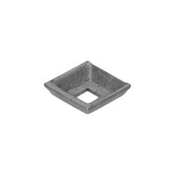 Krytka kovaná 42x42x13mm s otvorom 15x15mm, odliatok