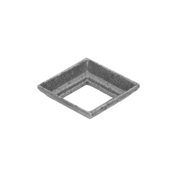 Krytka 62x62x16mm s otvorom 31x31mm, odliatok