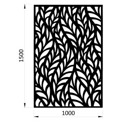 Plech vzor 1295, 1000x1500x2,5mm, bez povrchovej úpravy