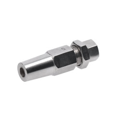 Úchyt pre lanko ø 5 mm, závit M6, brúsená nerez AISI 304