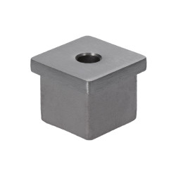 Ukončenie na jokel 30 x 30 mm, brúsená nerez AISI 304