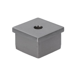Ukončenie na jokel 40 x 40 mm, brúsená nerez AISI 304