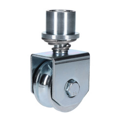 Otočné vodiace koliesko 58mm, pre U profil ø20mm