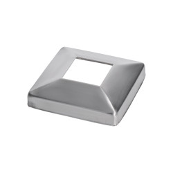Kryt spodnej príruby (99x99mm /23x0,8mm), otvor:41x41mm, brúsená nerez K320 /AISI304