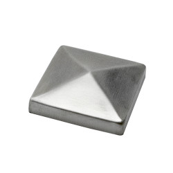 Ukončenie strieška jokla 60 x 60 mm, brúsená nerez AISI 304