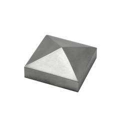 Ukončenie strieška jokla 40 x 40 mm, brúsená nerez AISI 304