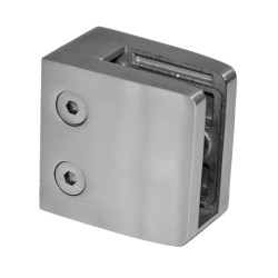 Svorka na jokel 40 x 40 mm, sklo 8 - 12,76 mm, AISI 304