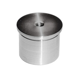Spodok držiaka madla, lepiaci na ø 42,4 mm, brúsená AISI 304