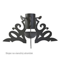 Stojan na vianočný stromček MODERN, čierny, 500x500x230mm
