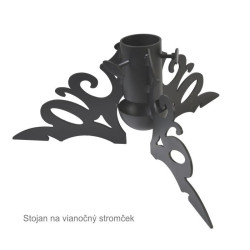 Stojan na vianočný stromček MODERN, čierny, 500x500x230mm
