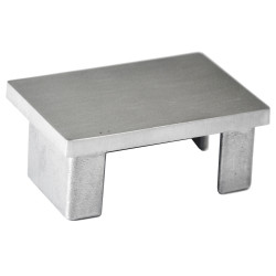 Ukončenie na jokel 60 x 40 mm, brúsená nerez AISI 304
