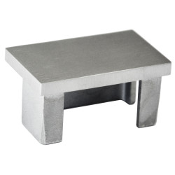Ukončenie na jokel 50 x 30 mm, brúsená nerez AISI 304