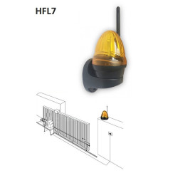 LED lampa, 12/24/230V, so zabudovanou anténou, 325lux