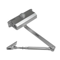 Hydraulický zatvárač, max dvere 900 mm a 60 kg, Al, šedý