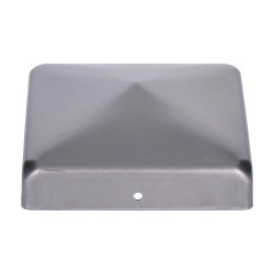 Strieška lisovaná plechová 100x100x1mm bez povrchovej úpravy