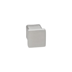 Ukončenie na jokel 20 x 20 mm, brúsená nerez AISI 304