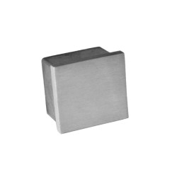Ukončenie na jokel 25 x 25 mm, brúsená nerez AISI 304