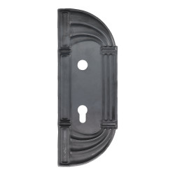 Štít 314x120x2mm, zdobený, pravý, pre zámok