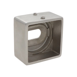 Kotvenie bočné na jokel 40 x 40 mm, brúsená AISI 304