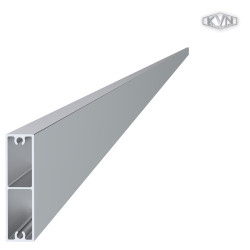 Profil na výplň 60x16mm, materiál EN AW-6060 T66, prírodný hliník bez povrchovej úpravy, cena za meter